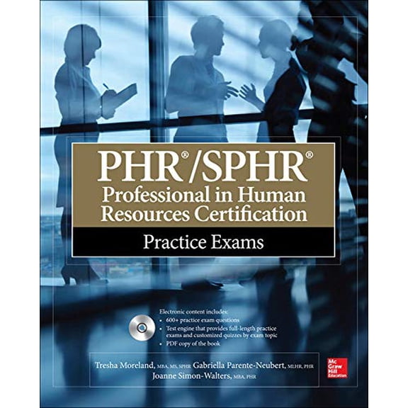 Pre-Owned PHR/SPHR Professional in Human Resources Certification Practice Exams [With CDROM] (Paperback) 0071840915 9780071840910