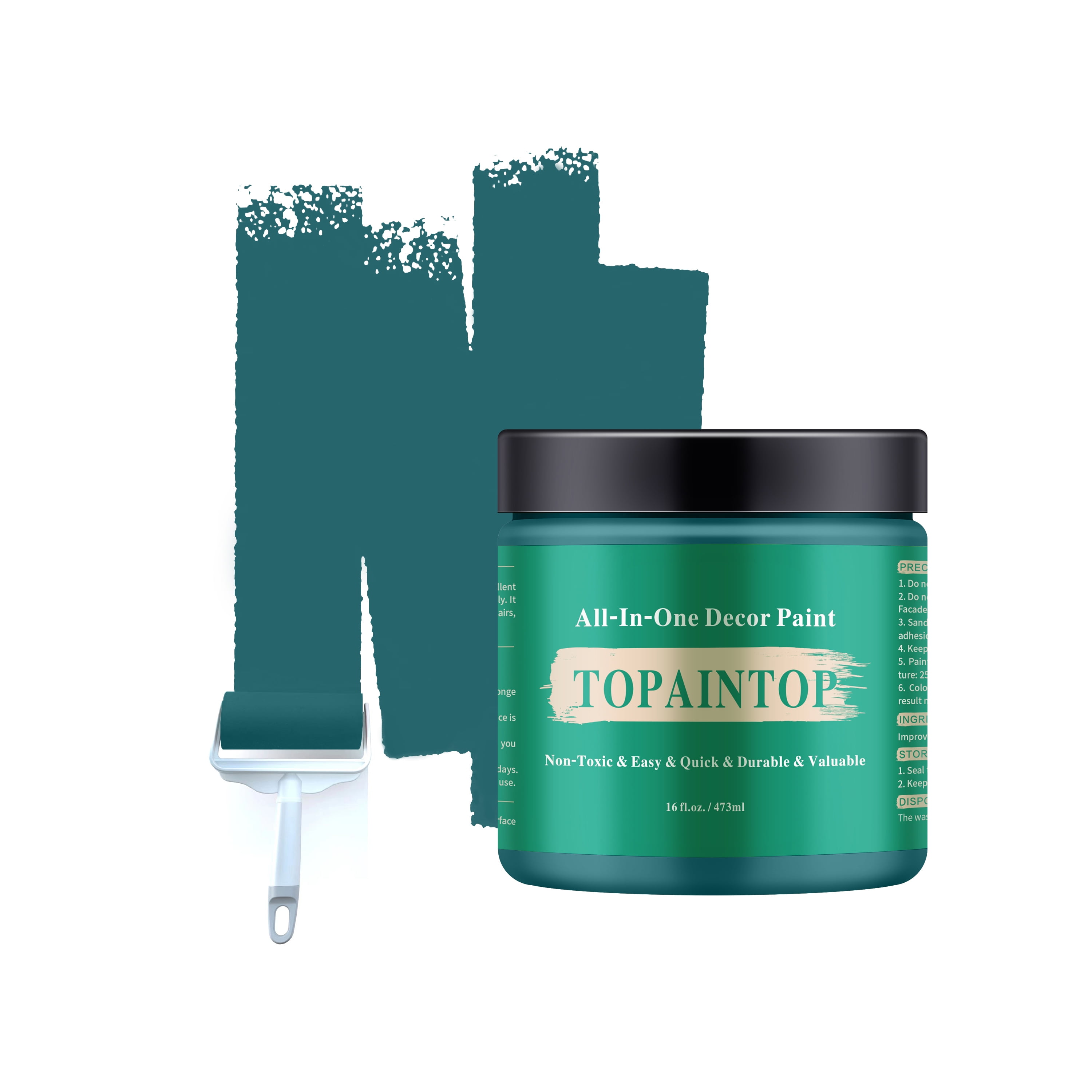 TOPAINTOP AllinOne Furniture Paint, WaterBased Wood Paint, Excellent
