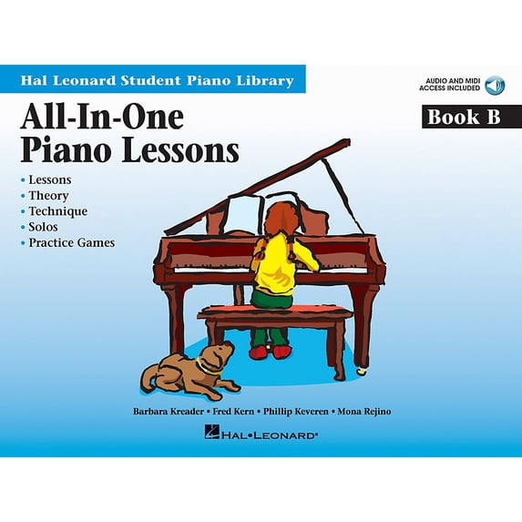 Hal Leonard All-In-One Piano Lessons Book B Educational Piano International Edition Series Softcover Audio Online