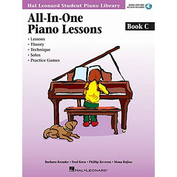 Pre-Owned All-In-One Piano Lessons Book C Hal Leonard Student Piano Library Beginner Piano Method with Online Audio & MIDI Educational Piano Instruction for Gro (Paperback) 1617806900 9781617806902