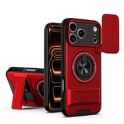 All-In-One Rugged Case for iPhone 17 Pro - Red