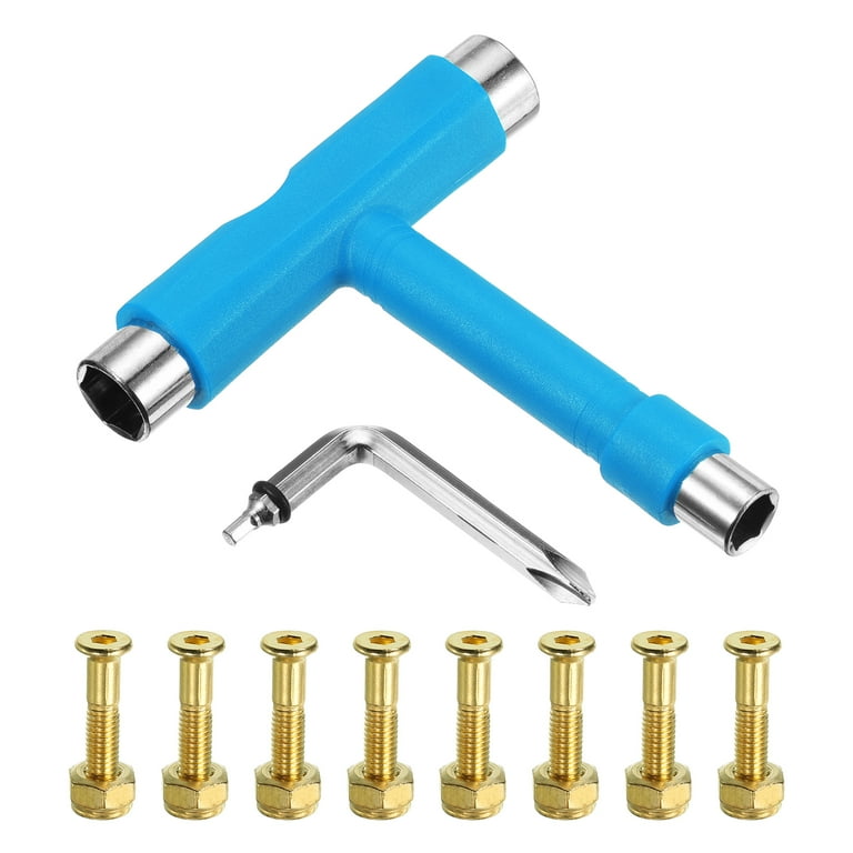 All-In-One Skate Tool, Portable Skateboard T Wrench with L