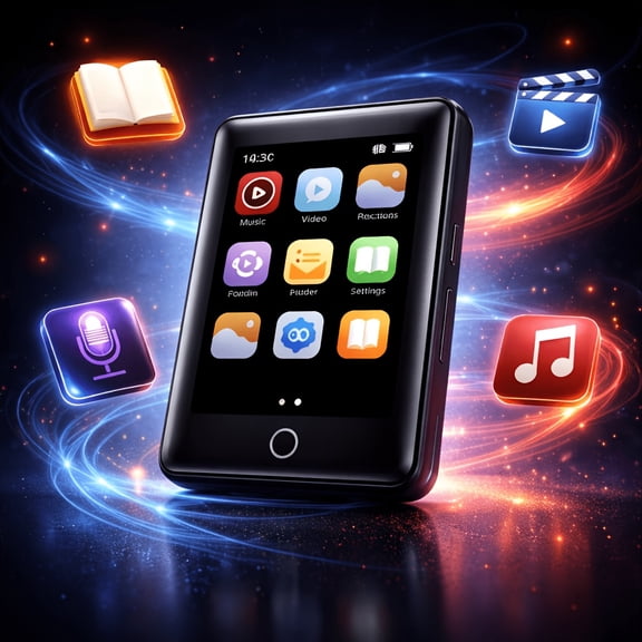 All-In-One Touchscreen MP3/MP4 And E-Book Reader Portable Hifi Music Player, Video Playback, HD Recording