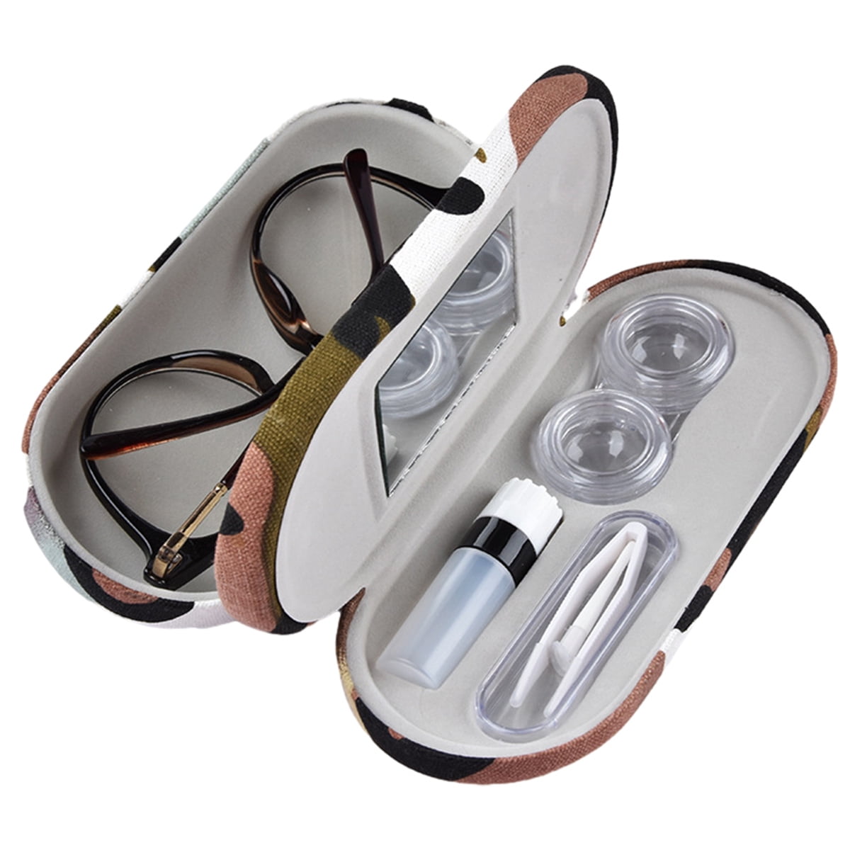 AllInOne Travel Eyewear Storage Solution A camouflage dualuse frame