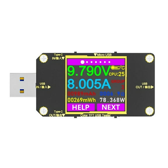 All In Usb Interface Tester For Power Banks Chargers Data Cables Testing