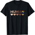 thumbnail image 1 of All-Inclusive Hearts for BLM Racial Justice & Human Equality T-Shirt, 1 of 4