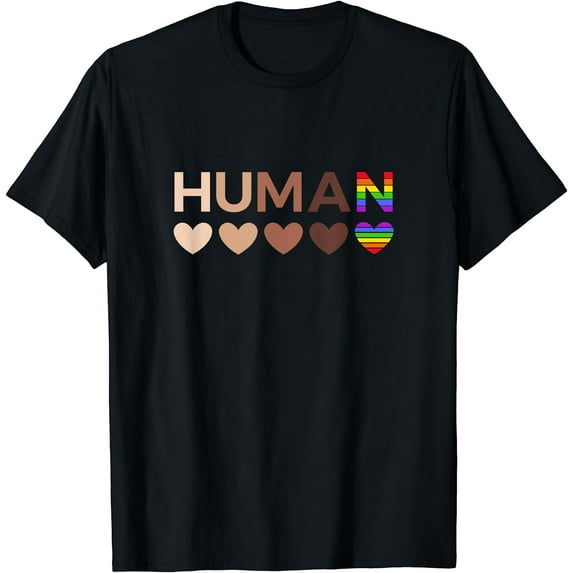 All-Inclusive Hearts for BLM Racial Justice & Human Equality T-Shirt