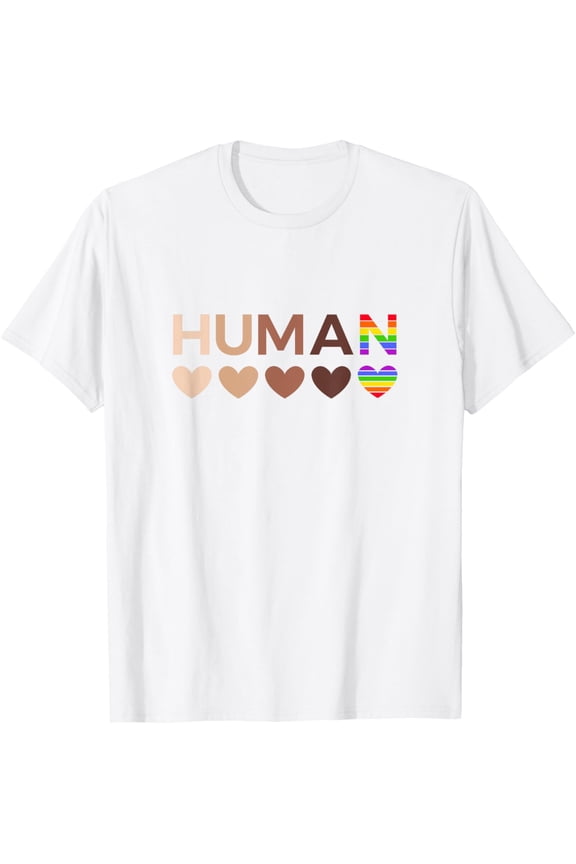 All-Inclusive Hearts for BLM Racial Justice & Human Equality T-Shirt