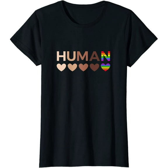 All Inclusive Hearts for Racial Justice & Human Equality T-Shirt
