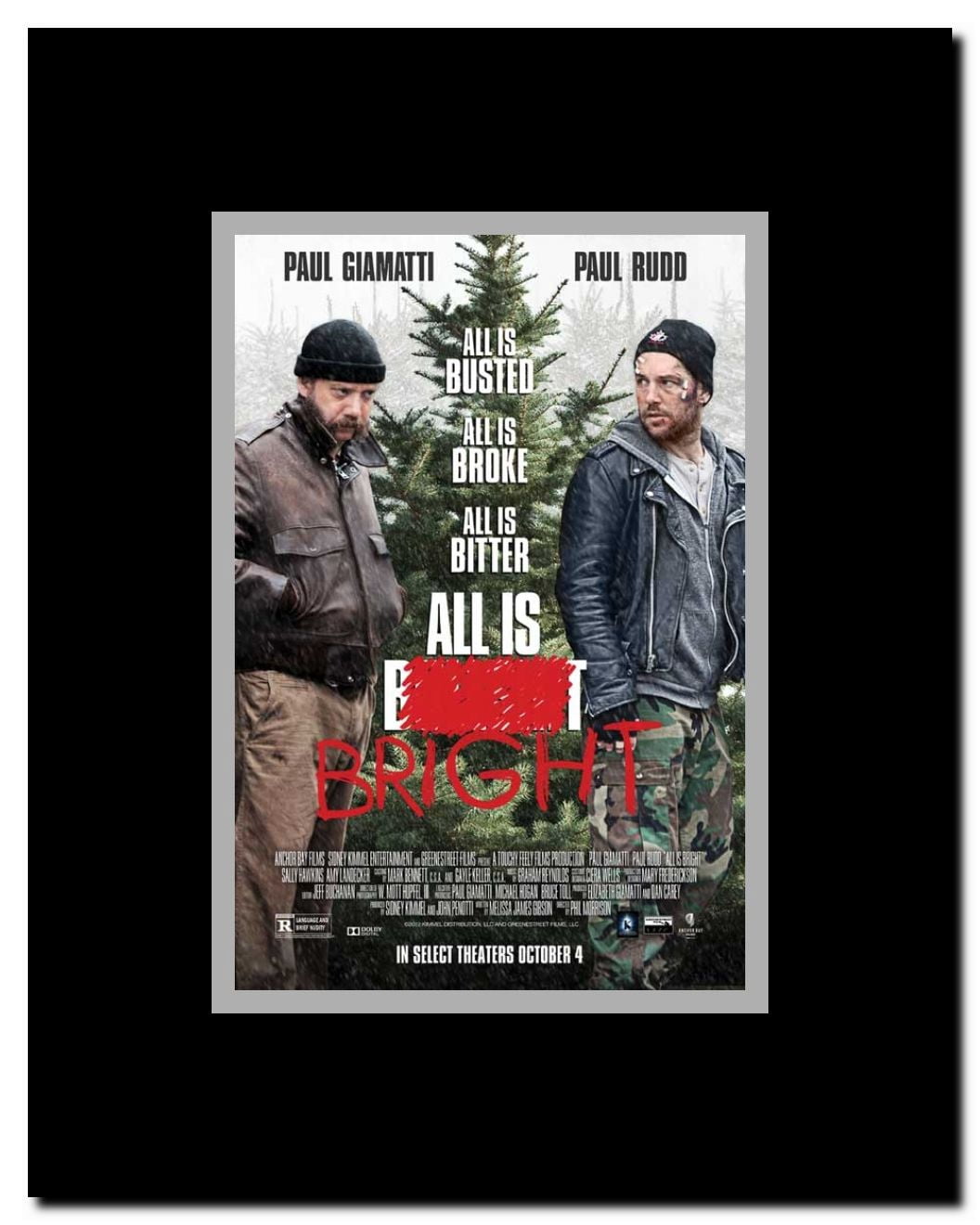 All Is Bright Framed Movie Poster