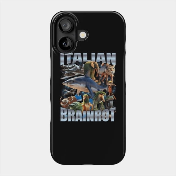 All Italian Brainrot Funny 2025 Viral Meme Case for Apple iPhone 11 to 17