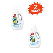 All Liquid Laundry Detergent Free Clear Pack 2 - 72 Loads, 108fl