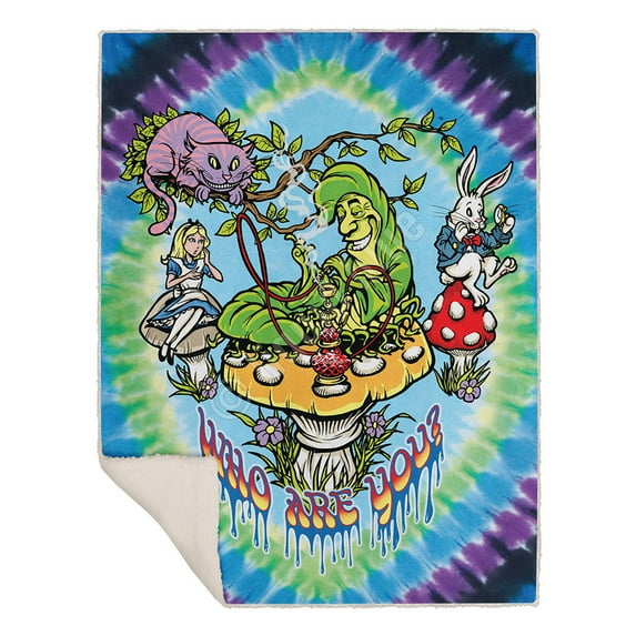 All Mad Here 50x60 Fleece Blanket