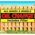 thumbnail image 1 of All Makes & Models Oil Change Includes Filter 13 oz Vinyl Banner With Metal Grommets, 1 of 4
