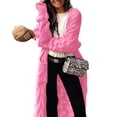 thumbnail image 1 of All Match Spring Fall Loose Long Knit Cardigan With Pocket, 1 of 5