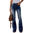 thumbnail image 1 of All Match Women Casual Jeans Female Straight Long Denim Pants, 1 of 5