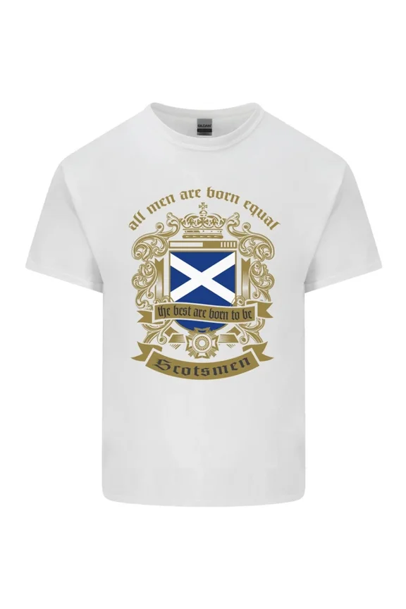 All Men Are Born Equal Scotland Scottish T-Shirt