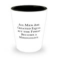thumbnail image 1 of All Men Are Created Equal but the Finest Become a. Shot Glass, Mixologist Present From Boss, Reusable Ceramic Cup For Colleagues, , Cocktail set, Bar tools, Cocktail shaker, Jigger, Strainer, Muddler,, 1 of 1