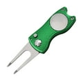 thumbnail image 1 of All Metal Foldable Divot Tool with Integrated Marker for Course and, 1 of 3