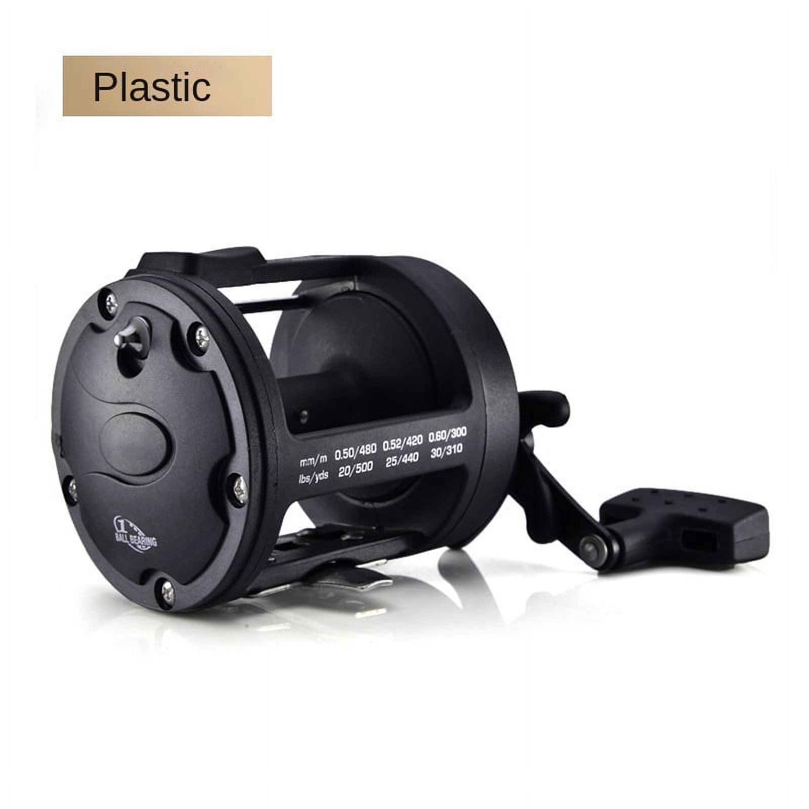 All Metal Head Fishing Reel Sea Fishing Reel Visible Anchor Fish Boat Fishing Reel Drum Reel with Drain Line Reel