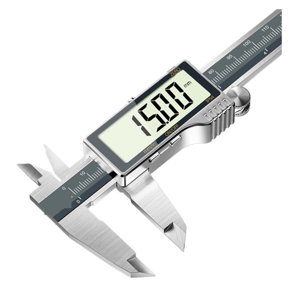 All-Metal IP54 Electronic Digital Display Vernier Calipers 0-150/200/300mm Stainless Steel HD Full Screen Caliper Measuring Tool
