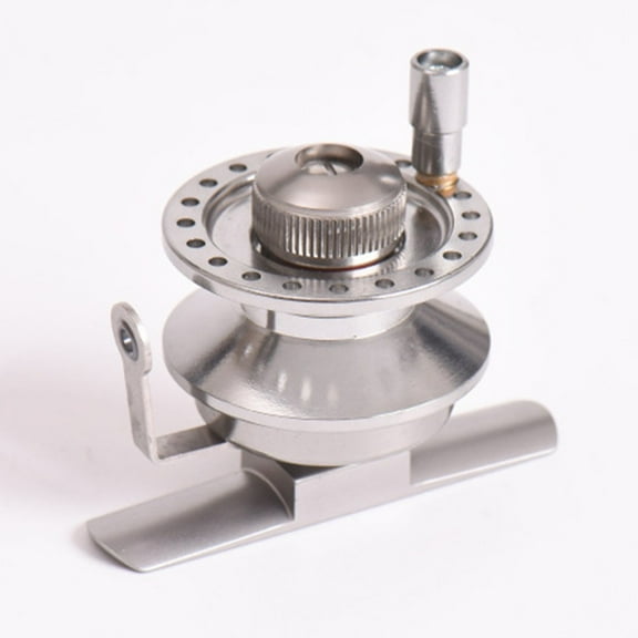 All Metal Ice Fishing Reel Aluminum Alloy Fly Fishing Reel Right Hand Guide Ring