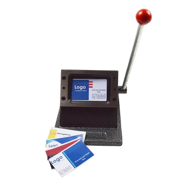 All Metal Manual Card Die Cutting Machine Round Corner Punch Cutter for ID Card Credit Card