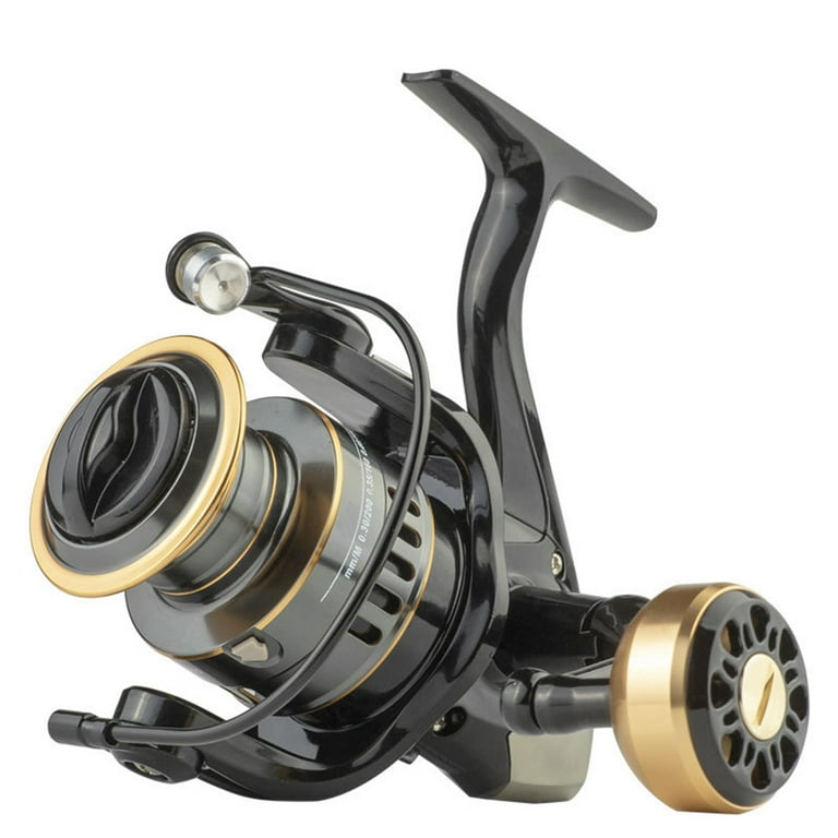 All-Metal Spinning Fishing Reel Fixed Spool Reel Fishing Tackle (he-7000), Multicolor