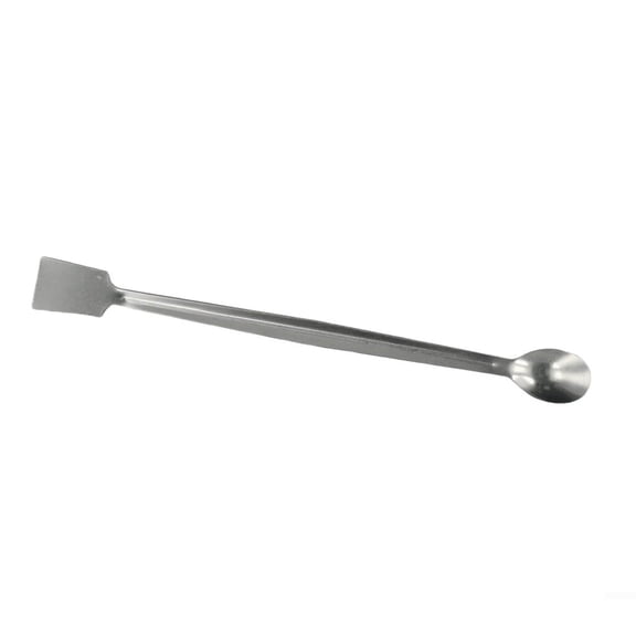 All Metal Stainless Steel Double End Scoop Spoon for General Lab Use