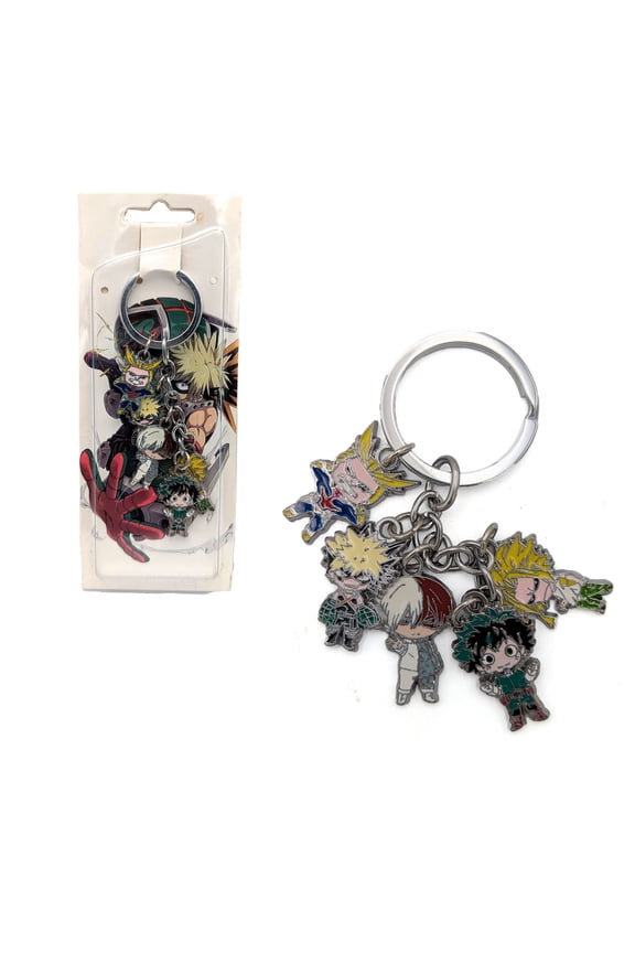 All Might Bakugo Deku & Todoroki - My Hero Academia 1.5" Keychain 5 pc. Pendant