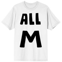 All Might My Hero Academia White Graphic Tee- L