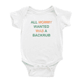 thumbnail image 1 of All Mommy Wanted Was a Backrub Cute Baby Clothes Bodysuit Boy Girl Unisex, 1 of 5