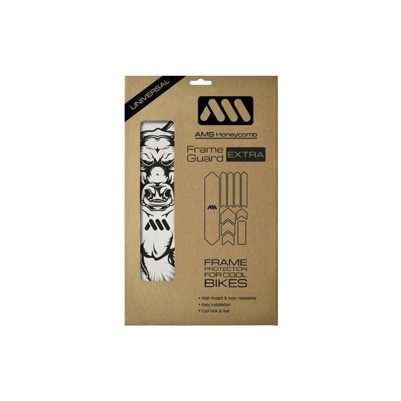 All Mountain Style Extra Honeycomb Frame Guard Bull/Black - AMSFG2BKBU
