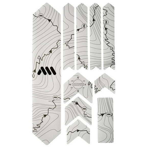 All Mountain Style Extra Honeycomb Frame Guard, Tracks Black