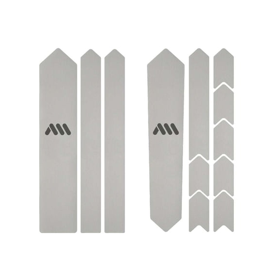 All Mountain Style AMS Frame Guard Gravel/Road - Protects Your Bike from Scratches and dings, Clear/Silver