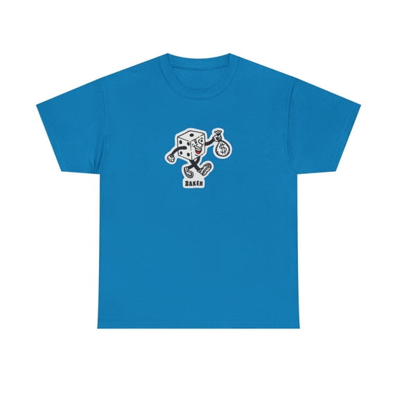 All My Homies Dice Baker Skateboard 2000s Vintage Classic T Shirt Print - Sapphire / 3XL