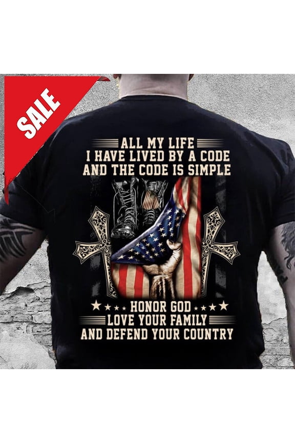 All My Life I Have Lived By A Code Plain Text Integrity Saying T-Shirt