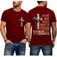 thumbnail image 1 of All My Role Models Went To Prison T-Shirt Mens Christian T Shirts, 1 of 6