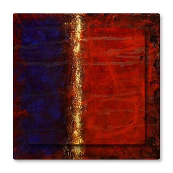 All My Walls 0082ME00017 Two Halves Metal Wall Sculpture, Multicolor - Medium
