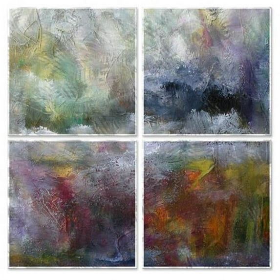 All My Walls 0093ME00023M Fantasy SQII Metal Wall Art, Multi Color - Oversized