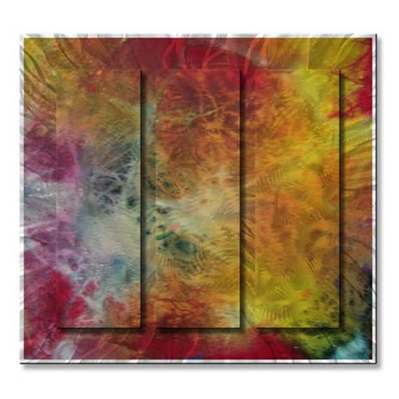 All My Walls 0104ME00010 Web Colors Wall Sculpture, Multicolor - Medium