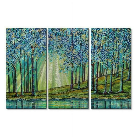 All My Walls Brookside by Peggy Davis 3 Piece Painting Set