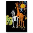 thumbnail image 1 of All My Walls 'Giraffe Zebra' by Shelley Overton Graphic Art Plaque, 1 of 2