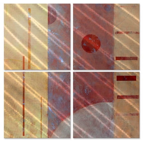 All My Walls Random Order by Marianne Hornbuckle 4 Piece Original Painting Set