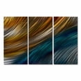 thumbnail image 1 of All My Walls 'Where Land Meets Water IV' by Ash Carl 3 Piece Graphic Art Plaque Set, 1 of 1