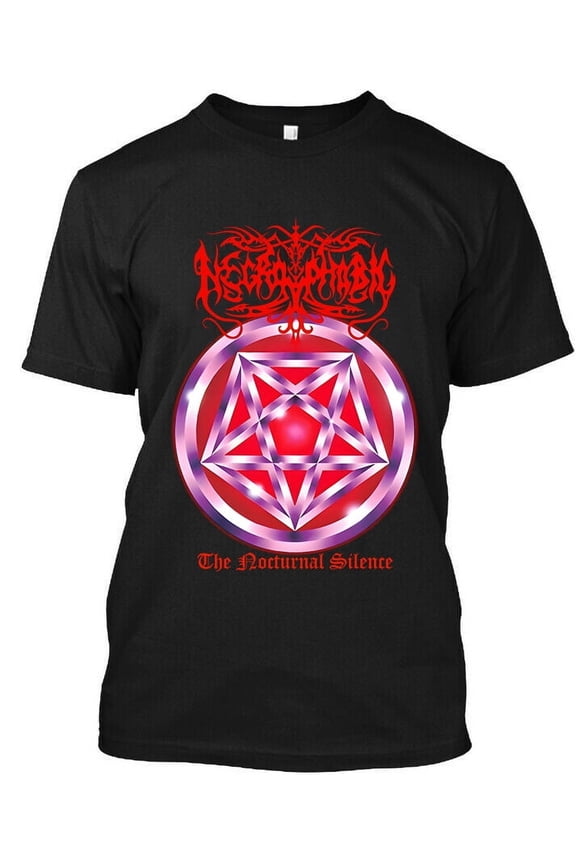 All NEW Necrophobic The Nocturnal Silence Sweden Black Music T-Shirt S-4XL
