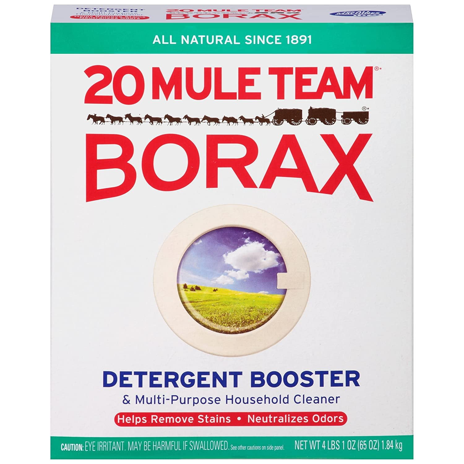 All Natural! 20 Mule Team Borax Natural Laundry Booster & Multi-Purpose Household Cleaner76.0 oz.1pk