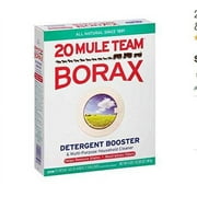 كل شيء طبيعي! 20 بغل فريق Borax معززة الغسيل الطبيعية ومنظف الأسرة متعدد الأغراض 76.0 أوقية 2pk