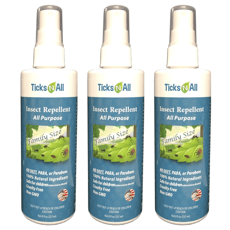 All Natural All Purpose Insect Repellent 8oz (3 pack)
