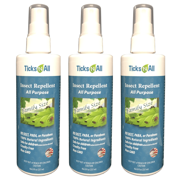 All Natural All Purpose Insect Repellent 8oz (3 pack)